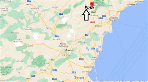 dónde está elda|Elda Map